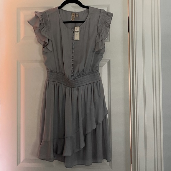 Dolan by Anthropology - Gray Flowy Dress - Picture 1 of 7